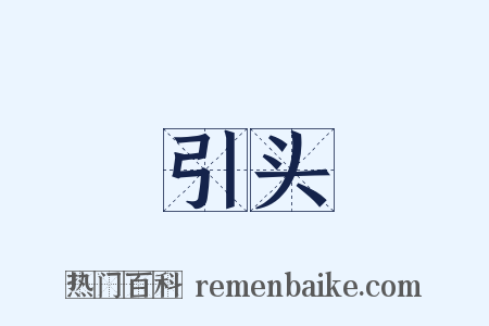 引头是什么意思的图片